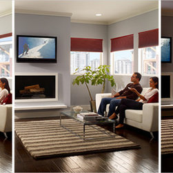 Remote Controlled Blackout Shades - Cellular Shades