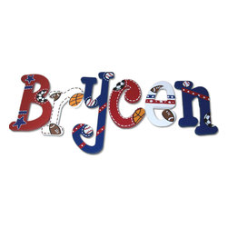 Sports Fanatic Letters - Wall Letters