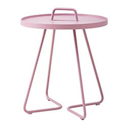 Cane-line On-the-Move Side Table, Small, Lavender - Outdoor Side Tables