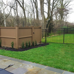 Composite Pool Equipment Enclosure - Home Fencing And Gates