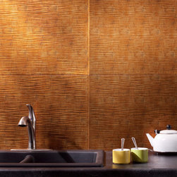 Fasade Ripple, Muted Gold - Home Decor