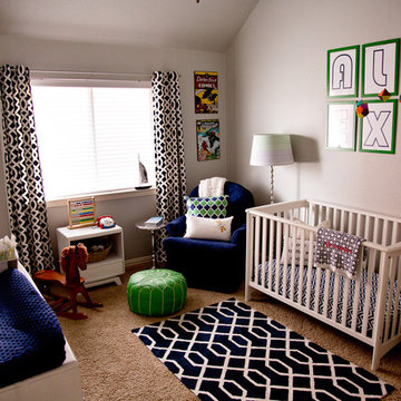 Alex's Great Blue and Green Nursery