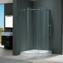 Vigo 36" x 36" Round Shower Enclosure VG6031CHCL36R - Bath Products