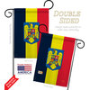 Romania Flags of the World Nationality Garden Flags Pack