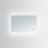 Electric LED Mirror, Rounded Edges, Magnifying Cosmetic Light, 48"x32"