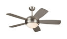 Monte Carlo Fan Company 44" Discus II Fan, Brushed Steel