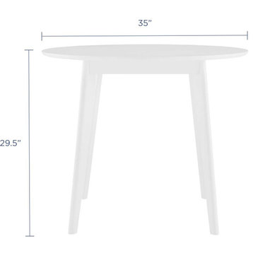 Cottage Dining Table - White, Small