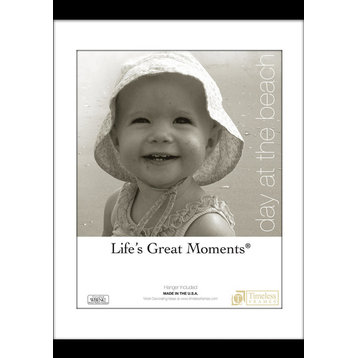 Life 's Great Moments Single Picture Frame, Black, 11''x14''