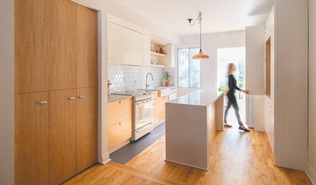 Wood and White Brighten This Kitchen