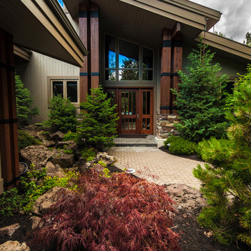 Broken Top Xeriscape and Natural Fire Pit Patio