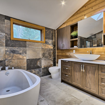 Bois sur bois salle de bain, wood on wood Bath