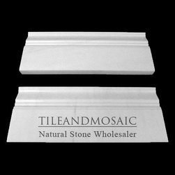 Bianco Dolomiti Marble Italian White Dolomite 3/4" Baseboard Molding Polished - Products