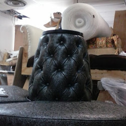 Circle Leather Banquette Sofa - Products