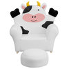MFO Kids Cow Rocker Chair and Footrest