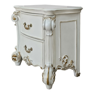 Acme Louis Philippe Nightstand in White 23833