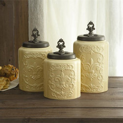 Kitchen Canister Set and Jars - Kitchen Canisters And Jars