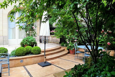 Idée de décoration pour une terrasse.