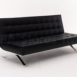 Santa Fe Contemporary Leather Sofa Bed - Sofas