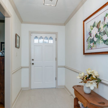 Living Room and Entry Flooring Refresh in Virginia Beach