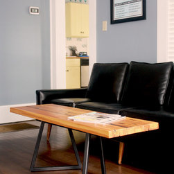 Reclaimed Antique Heart Pine Coffee Table - Coffee Tables