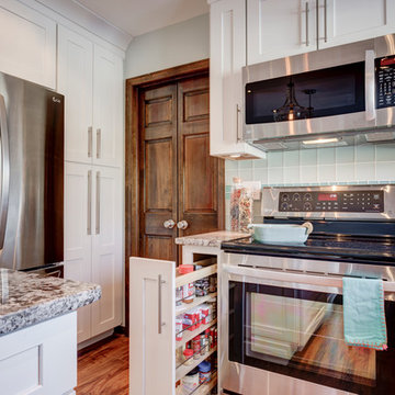 Worthington White and Stainless Kitchen