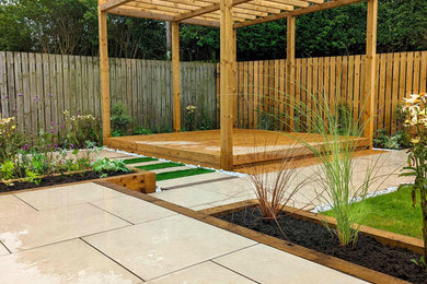 Contemporary Garden in Linwood with new planting