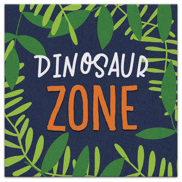 Dinosaur Zone 20 x 20 Canvas Wall Art