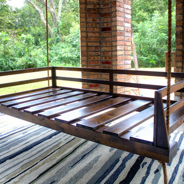 Outdoor Custom Twin or Crib Mattress Bed Porch Swing Daybeds
