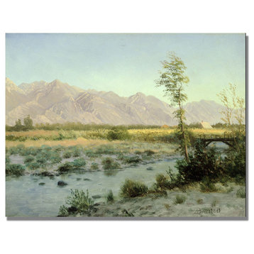 'Prairie Landscape' Canvas Art by Albert Biersdant