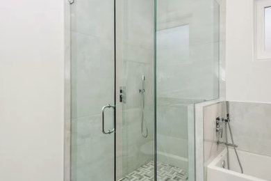 Clear Glass Shower Corner Shower Enclosure