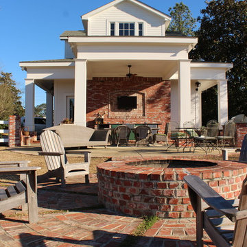Welsh historic reproduction kitchen porch