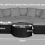 Monaco Stylish Rattan Sectional Semi Circle Sofa Set