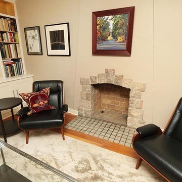 Clintonville - open concept kitchen & living room