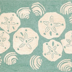 TransOcean Front Porch Collection &ndash; Shell Toss Outdoor Rug - Outdoor Rugs