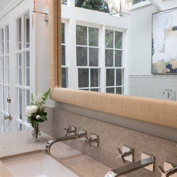 Atrium Inspired Master Bathroom