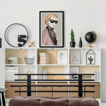 "Parisian Chic" Framed Painting Print