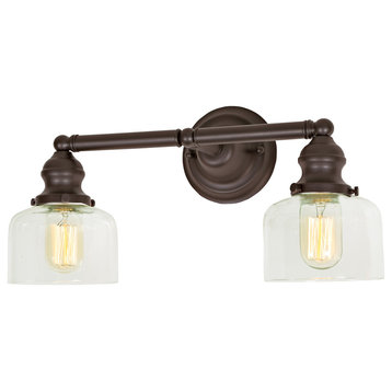 Union Square Two Light Shyra Bathroom Wall Sconce