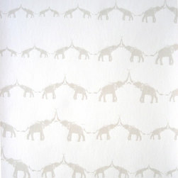 Jill Malek Baby Elephant Walk Wallpaper - Wallpaper