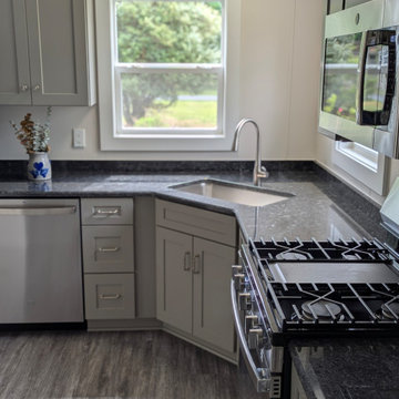 Pebble Grey NorthPoint Cabinets