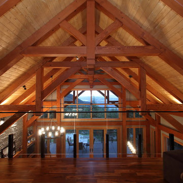 Timber Frame in the Woods