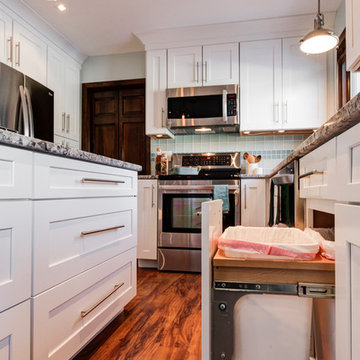 Worthington White and Stainless Kitchen