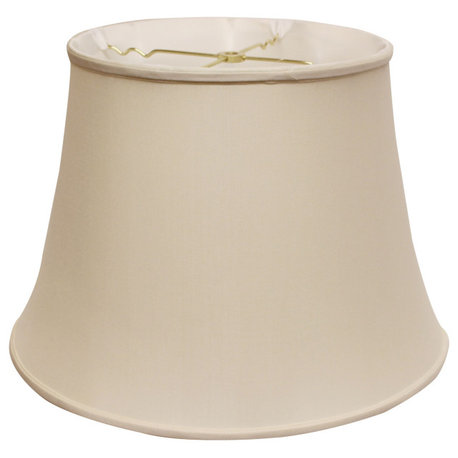 20" Biege Sloped Euro Bell Pongee Shantung Lampshade