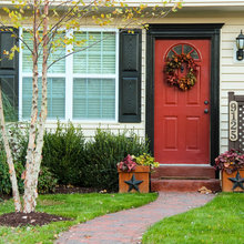 curved front walkway