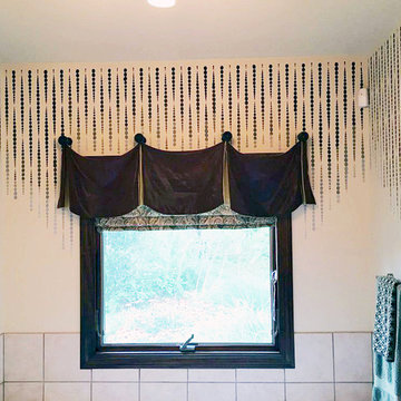 DIY Stenciled Bathroom