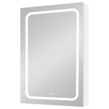 20 in.W x 30 in. H Aluminum Surface Mounted Medicine Cabinet with Door