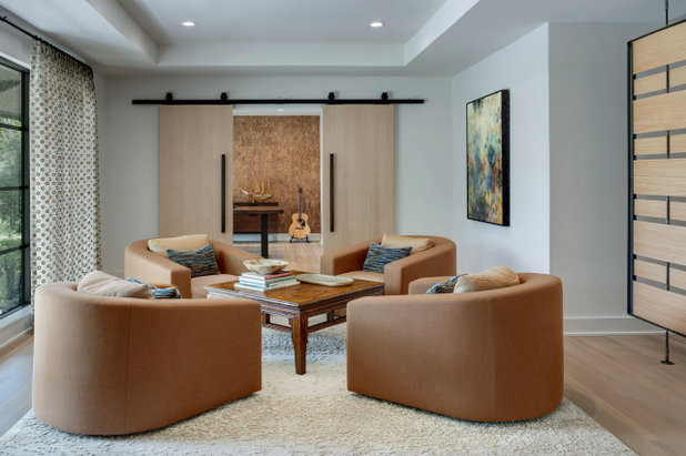 Transitional Living Room by LaFortune Interiors