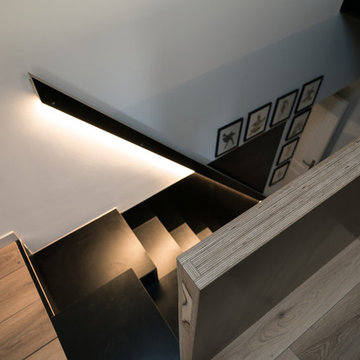 Un escalier gain de place et meublant