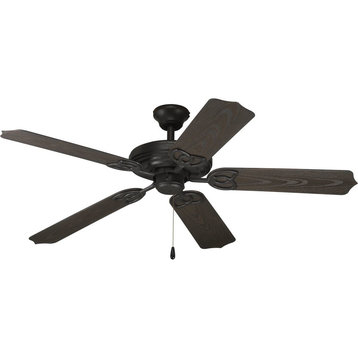 Airpro 52" 5-Blade Indoor/Outdoor Ceiling Fan, Forged Black