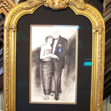 Archival custom picture framing