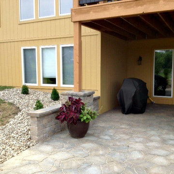 Custom Remote Fireplace, Patio, Low Voltage Lighting, Deck Pillars